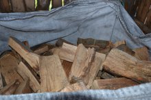 Palivové dřevo štípané, měkké listnaté BIG BAG 1prms