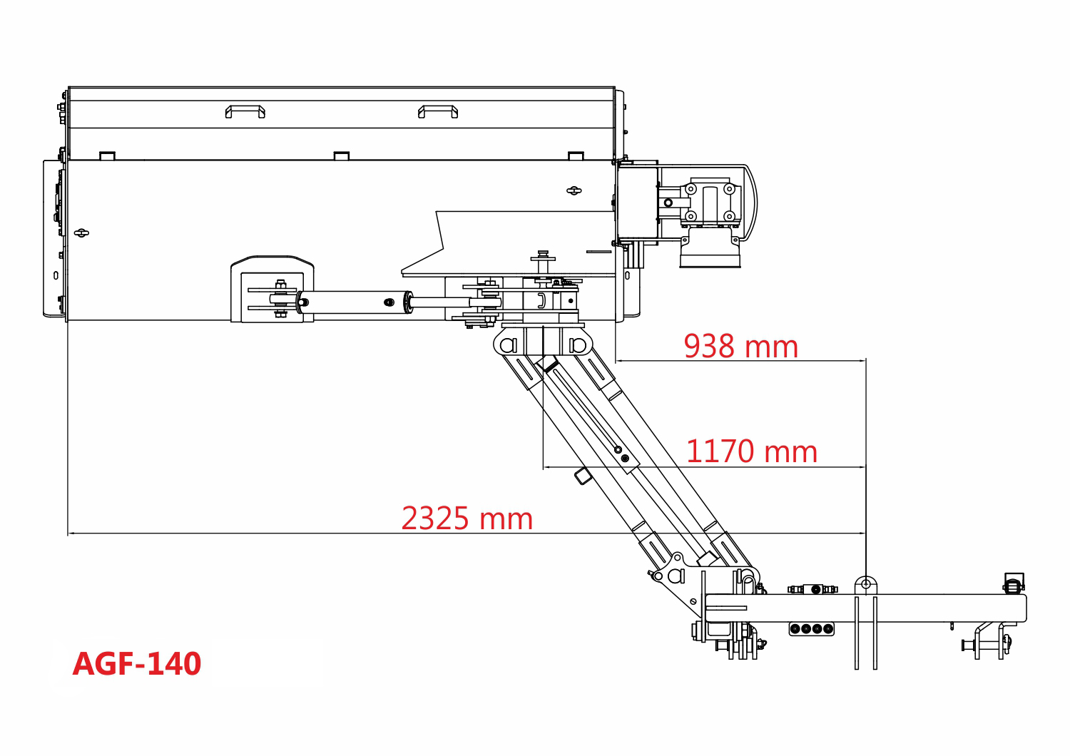 Schema mulčovač Jansen AGF-140