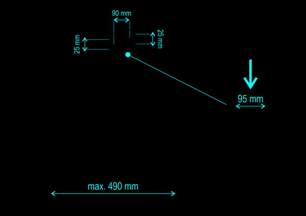 nákres drapáková lžíce pro MB-800