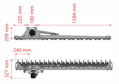 Hydraulická žací lišta Jansen FMB-180, POUZE LIŠTA (vč. hydr. motor)