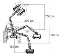 Hydraulický zadní mulčovač/žací lišta Jansen HMS-100(180) sekačka/lišta