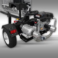 Štípačka dřeva Jansen HS-20DS63K benzín + elektromotor, 20 t, 60 cm, dvojitá štípačka