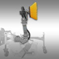 Hydraulický rotační kartáčový nástavec pro traktorový zametací stroj Jansen JK-200