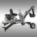 Minibagr Jansen MB-360° benzínový kráčející bagr včetně 20cm lžíce, s točnou 360°