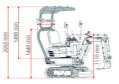 Střecha pro mikrobagr JANSEN MB-500