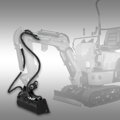 Hydraulická otočná lžíce pro minirypadlo Jansen MB-800