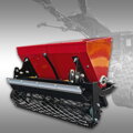 Sečka Jansen MGT-600, zásobník na osivo, dvoukolový traktor