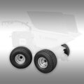 Trávníkové pneumatiky v sadě 4 ks na elektrický motorový trakař Jansen MSK-800X
