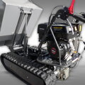 Pásový dumper Jansen RD-200, hydraulický žlab, benzínový motor 9 HP