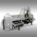 Traktorový kultivátor, rotavátor  Jansen TBF-220, rotační kultivátor, zadní kultivátor, polní kultivátor. 2,20 m