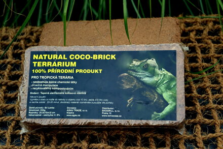 NATURAL COCO-BRICK TERRARIUM, kokosová cihla