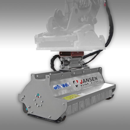 Bagr mulčovač Jansen BM-120, hydraulický, minirypadlo, cepová sekačka