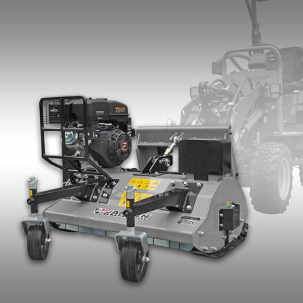 Čelní cepová sekačka Jansen BMM-100_HL-500E, cepová sekačka, benzínová, žací ústrojí