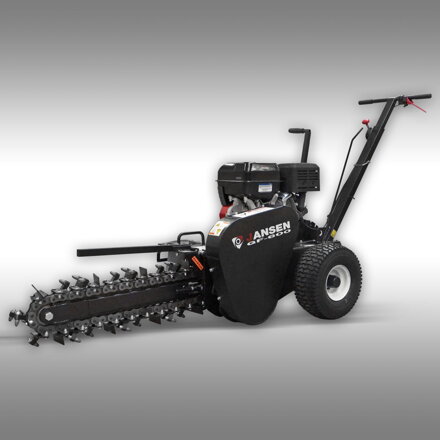 Rýhovač Jansen GF-600pro, B&S, 13.5 HP, Frézka na kabely, Fréza na hřídele