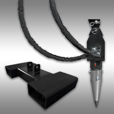 Kužel štípačky Jansen JSK-350-MS03, kužel štípačky, šroubový kužel, štípačka dřeva