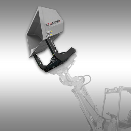 Lopata Jansen KS-150H, čelní nakladač, hydraulická, 1,50 m