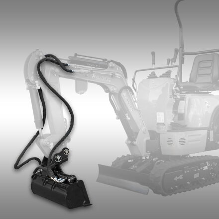 Hydraulická otočná lžíce pro minirypadlo Jansen MB-800