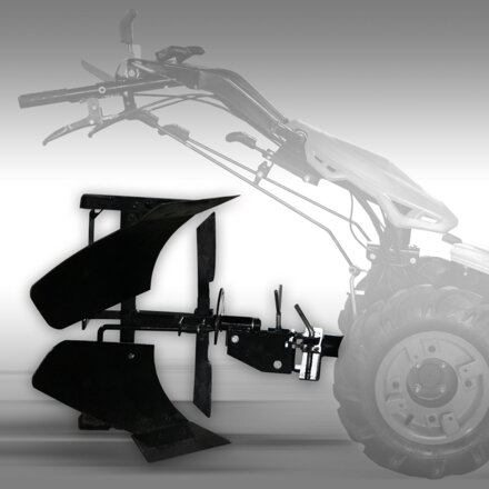 Oboustranný pluh pro nosiče motorového vybavení Jansen MGT-420 a MGT-600E