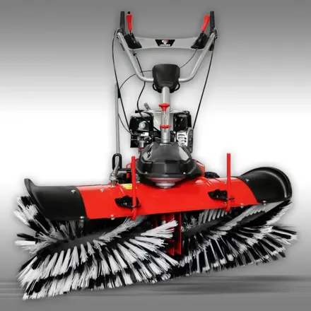 Zametač Jansen MKB-500BS, řada B&S 750EX včetně sněhového pluhu a kontejneru