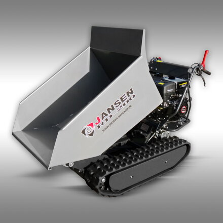 Pásový dumper Jansen RD-200, hydraulický žlab, benzínový motor 9 HP