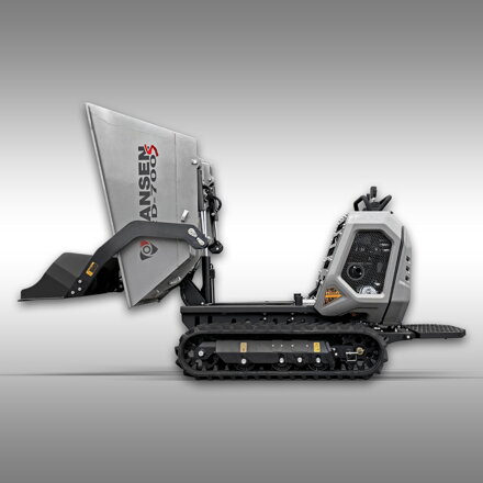 Pásový sklápěč Jansen RD-700S, benzín, hydrostatická baterie, samonabíjecí funkce, pásy