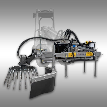 Kartáč na plevel Jansen WKB-70, vyžínač plevele, hydraulický