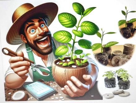 COCO-TABS Kokosové zakořeňovací tablety