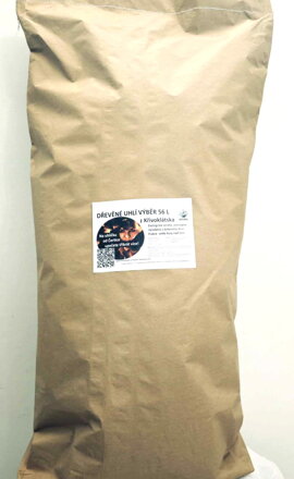 Dřevěné uhlí z bukového dříví VÝBĚR 56 litrů/10kg