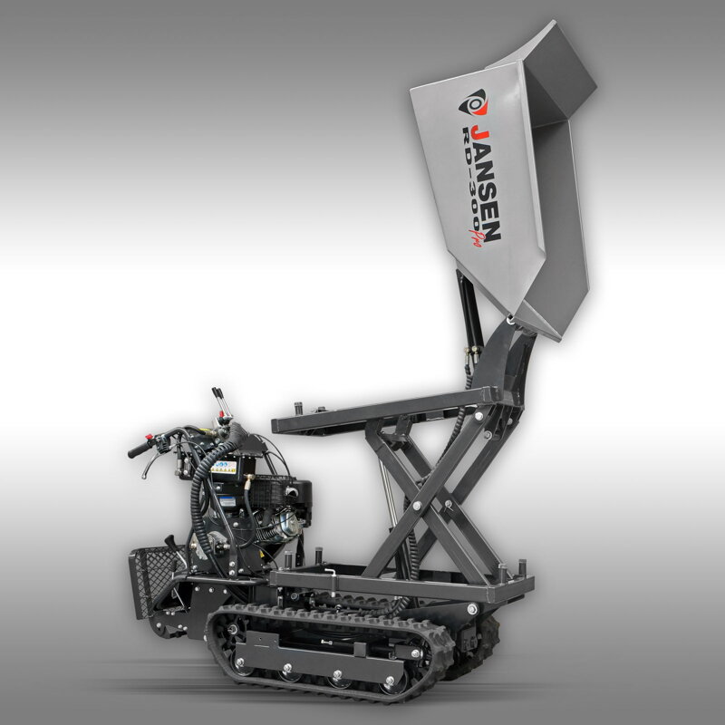 Pásový dumper Jansen RD-300pro, hydraulický s vysokým systémem sklápění