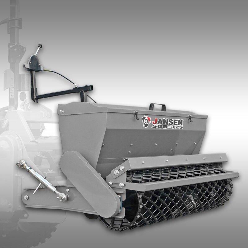 Zásobník osiva JANSEN SGB-125, secí box pro otočný kypřič UKF-125