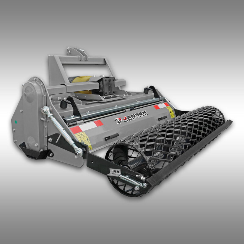 Reverzní rotační kultivátor Jansen UKF-125, traktorový kultivátor, rozmělňovací válec, 1,25 m