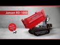 Pásový sklápěč dumper Jansen RD-1000