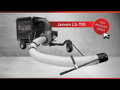 Jansen LS-700 vysavač listí, tažná tyč, vysavač listí, foukač listí, přívěs