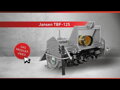 Traktorový kultivátor Jansen TBF-125, rotační kultivátor, zadní kultivátor, polní kypřič. 1,25 m