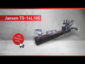 Štípačka dřeva Jansen TS-14L105, traktorová hydraulická, 14 tun, horizontální