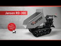 Pásový sklápěč Jansen RD-300, hydr. Dumper, benzínový motor, Briggs & Stratton