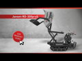 Pásový sklápěč Jansen RD-300proS, hydraulický, systém vysokého sklápění, funkce samonakládácí