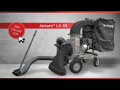 Jansen LS-50 vysavač listí, vysavač listí, benzínový motor