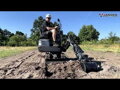 Mikrobagr Jansen MB-500 – pásový, hloubka kopání 1,2 m
