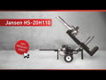 Štípačka dřeva Jansen HS-20H110-V2, 20 t, 110 cm, benzínový motor, stojící