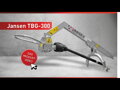 Traktorová vrtačka/zemní vrták Jansen TBG-300. Robustní, výkonný, všestranný