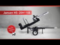Štípačka dřeva Jansen HS-20H110E elektrická, 20 t, 110 cm, stojící